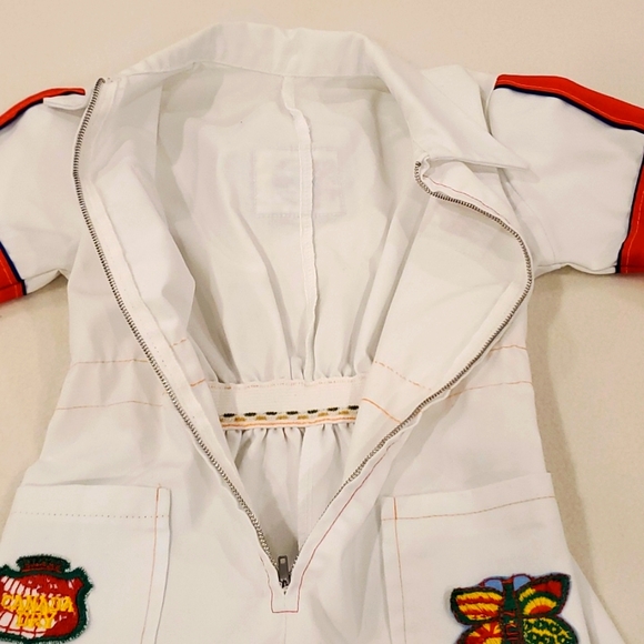 Handmade Coverall Shorts with Pop Patches - Picture 7 of 9